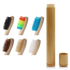 la-casa-del-bambu Cepillo de dientes con caja de viaje