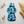 Cargar imagen en el visor de la galería, la-casa-del-bambu Azul con plumas / Blanco Compresas reutilizables para la noche - Varios diseños
